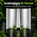 XL Grow Reflektor 55x60 cm mit E40 Fassung – Lampenschirm Grow