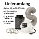 Grow Exhaust Set Prima Klima Controlled 0-1180 m³ – Ventilation System for Grow Tent