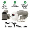 Grow Abluft Set Prima Klima Controlled 0-1450 m³ – Lüftungssystem Growbox