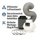 Grow Abluft Set Prima Klima Controlled 0-680 m³ – Lüftungssystem Growbox