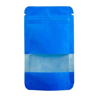 Kraft-Papier-Beutel Blau 50 Stück 11 x 8,5 cm