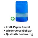 Kraft-Papier-Beutel Blau 50 Stück 11 x 8,5 cm