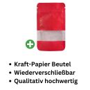Kraft-Papier-Beutel Rot 50 Stück 11 x 8,5 cm