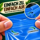 100 Extra Thick Blue Zip Lock Bags 4x6 cm