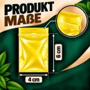 100 Yellow Extra Thick 4x6 cm Zip Lock Bags