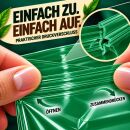 100 Extra Thick Green 4x6 cm Zip Lock Bags