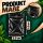 100 Black Extra Thick Zip Lock Bags 5.5x6.5 cm