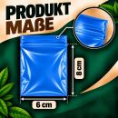 100 Blue Extra Thick 6x8 cm Zip Lock Bags