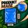 100 Blue Extra Thick 6x8 cm Zip Lock Bags