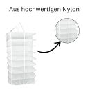 Trockennetz Ø 80 cm 8 Lagig Eckig – Kräutertrocknung Netz