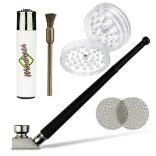 Holz-Metall-Pfeife 19 cm – 5er Set
