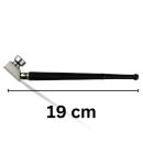 Holz-Metall-Pfeife 19 cm – 5er Set