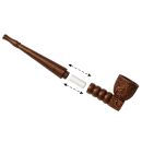 Activated Charcoal Filter Pipe 17 cm Ebony – Set of 7