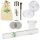 Glas Pfeife 10 cm - Mit Leaf 6-teiliges Set