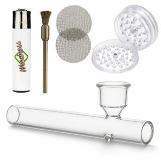 Glas-Pfeife Kawumm 15 cm – 5-teiliges Set
