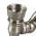 Metal Pipe Angled 9 cm Elegant White – Set of 6