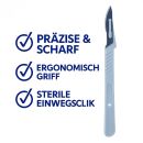 Skalpell Steril 5 Stück + Zerum 750 ml Cleaner