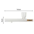 Glas-Pfeife für Aktivkohlefilter 6-teiliges Set