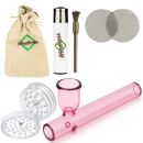 Glas-Pfeife Kawumm Pink – 6-teiliges Set