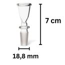 Glass Bowl 18.8 mm Joint Tulip - Set of 5