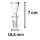 Glass Bowl 18.8 mm Joint Tulip - Set of 5