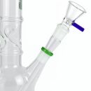 Bong Glas Steck-Kopf Blau 18,8 mm Schliff