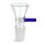 Bong Glas Steck-Kopf Blau 18,8 mm Schliff
