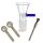Bong Glas Steck-Kopf Blau 18,8 mm Schliff – 3er Set