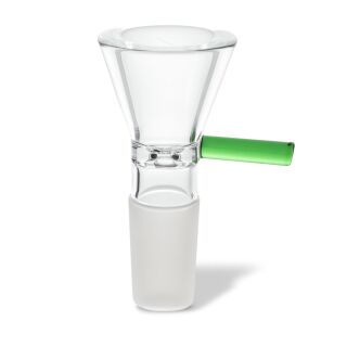 Bong Glas Steck-Kopf Grün 18,8 mm Schliff