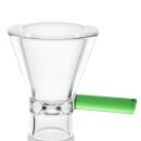 Bong Glas Steck-Kopf Grün 18,8 mm Schliff – 3er Set