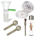 Bong Glas Steck-Kopf Grün 18,8 mm Schliff –...