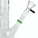 Bong Glas Steck-Kopf Schwarz 18,8 mm Schliff