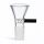 Bong Glas Steck-Kopf Schwarz 18,8 mm Schliff – 3er Set