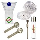 Glass Bowl 14.5 mm Joint 3-Tier - 5-Piece Set