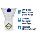Bong Glas Kopf 14,5 mm Schliff 3-Etagen – 5-teiliges Set