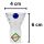 18.8 mm Joint Glass Bowl 3-Tier - 5-Piece Set