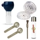 Bong Glas Kopf Heavy Blau 18,8 mm Schliff – 5er Set