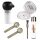 Bong Glas Kopf Heavy Schwarz 18,8 mm Schliff – 5er Set