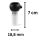 Bong Glas Kopf Heavy Schwarz 18,8 mm Schliff – 5er Set