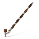 Gandalf Pfeife in Braun 35 cm 5-teiliges Set