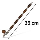 Gandalf Pfeife in Braun 35 cm 5-teiliges Set