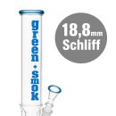 Glas Bong 18,8 mm Schliff Ø 50 mm 44 cm hoch Blue Smoke