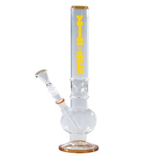Glas Bong 18,8 mm Schliff &Oslash; 50 mm 44 cm hoch Yellow Smoke