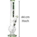 Glas Bong 18,8 mm Schliff Ø 50 mm 44 cm hoch Green...
