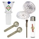 Weedness Glass Bowl 14.5 mm Joint Funnel - Set of 5
