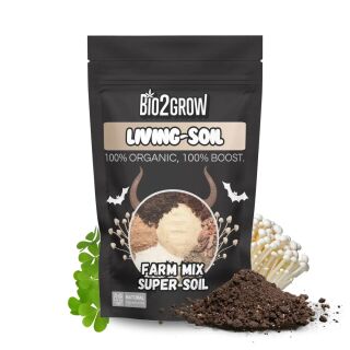 Bio2Grow Living Soil 20 Liter – Vorgedüngte Aktiv-Erde für biologischen Anbau