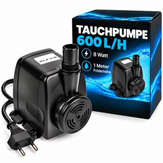Umwälzpumpe 600 Liter/Stunde – Tauchpumpe für Hydroponik & Bewässerung