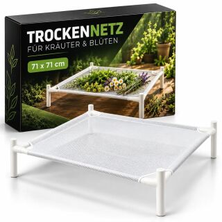 Trockennetz Rack Stapelbar 71x71 cm – Trocknungsgestell Pflanzen