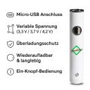 Vaporizer Replacement Battery - Rechargeable Akku