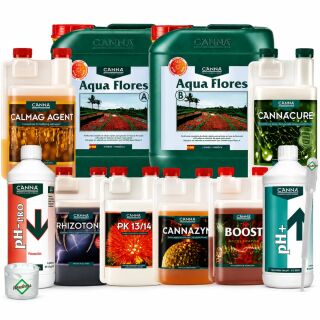 Canna Aqua Flores Nutrient Set XL